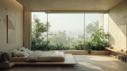 Minimalist Bedroom Windows