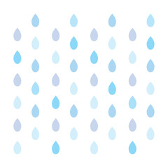 きれいな雨のベクターイラスト