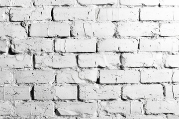 Whitewashed brick wall texture background