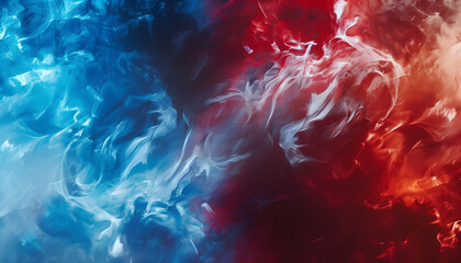 Red and blue flame background