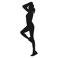 Collection of International Yoga Day Silhouettes For Templet Design Elements