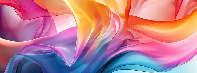 Abstract background with smooth shapes.