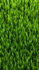 Obraz premium Close-up of green grass texture background