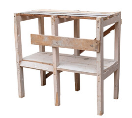 Construction grunge ladder