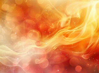 Orange and yellow abstract background with a smooth and silky look