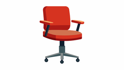 office chair vector art illustration with white background
