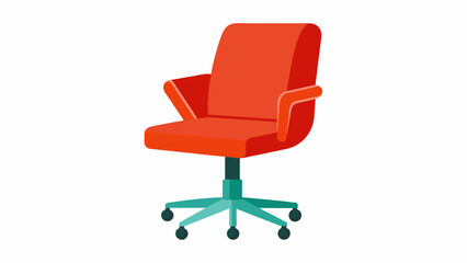 office chair vector art illustration with white background
