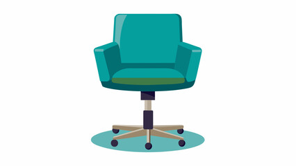 Fototapeta premium office chair vector art illustration with white background 