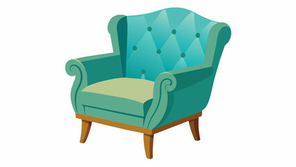 armchair chair lat style, Isolated on white background Vector illustration with white background