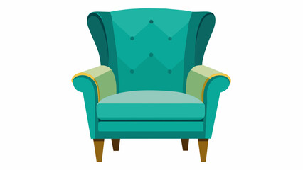 armchair chair lat style, Isolated on white background Vector illustration with white background