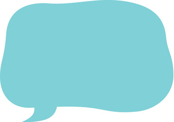 Blue speech bubble