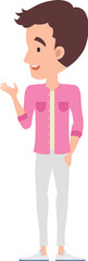 Young man in casual clothes