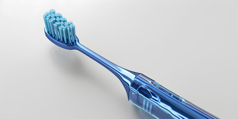 Transform Your Oral Health Care Routine with an In-Depth Look at the Advanced Blue Electric Toothbrush - Isolated on a White Transparent Background for Clarity