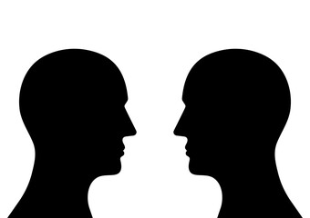 Human Head. Human Avatar. Vector Illustration. 