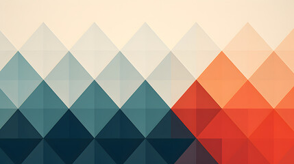 Obraz premium Digital retro minialistic geometric pattern graphics poster background