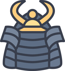 Samurai helmet icon