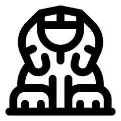 spinx building line icon