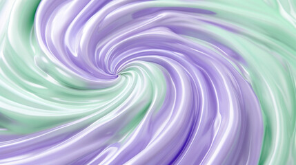 soft swirling patterns of lavender and mint green, ideal for an elegant abstract background