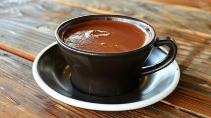 Cup of hot chocolate gourmet. World Chocolate Day concept. Sweet chocolates perfect for valentines day background.
