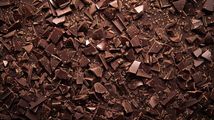 World Chocolate Day concept. Sweet chocolates perfect for valentines day background.
