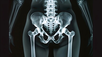 An x ray of an adult hip