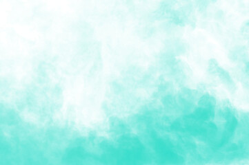 Teal Transparent Overlay Smoke 