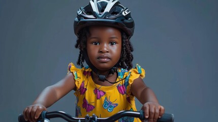 Little Girl Riding Image & Photo (Free Trial