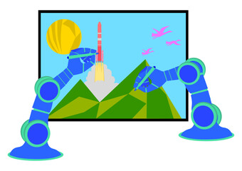 画像生成AIのイメージイラスト