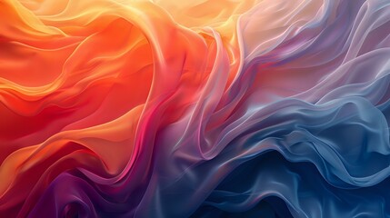 Obraz premium Dynamic Abstract: Color and Light Symphony