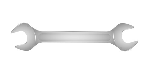 Vector illustration of wrench tool on transparent background