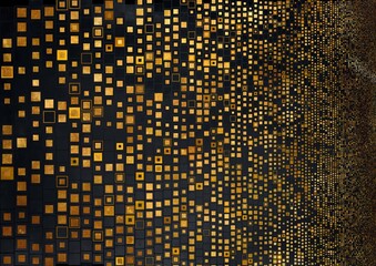 Abstract black and gold geometrical Background.