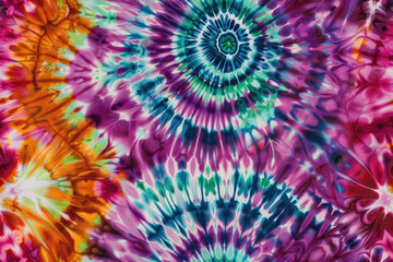 Seamless Pattern of tie-dye fabric