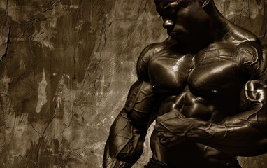 The Visual Narrative of Vigorous Bodybuilding and Muscular Development