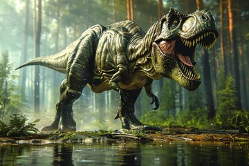 The T-Rex is a renowned predator from the late Cretaceous era.