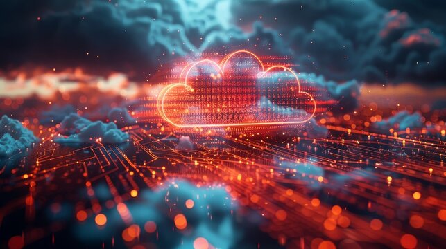 Cloud computing enhances logistics by visualizing real-time data on global shipment routes, making logistics dynamic and informative