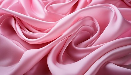 Obraz premium Texture background pattern. Pink silk fabric.