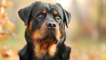 Photo of a strong and obedient Rottweiler dog in training field . Concept Pets, Dog Training, Obedience Training, Rottweiler, Animal Photography