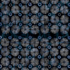 seamless geometric pattern with shapes Ai generative 