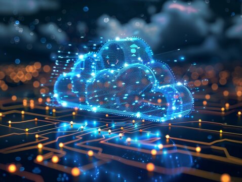 Secure cloud workshop, cybersecurity professionals discussing over secured network architecture