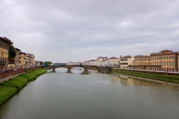 Cityscape of Firenze and the Arno river, Italy 