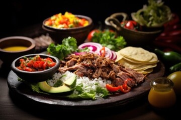 Delicious Mexican Cuisine Spread