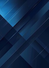 Fototapeta premium Dynamic Abstract Dark Blue Background with Geometric Patterns and High Contrast