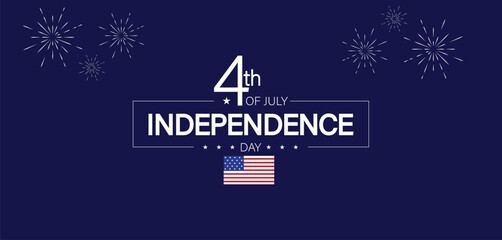 Festive Fireworks Eye-catching Independence Day Illustration