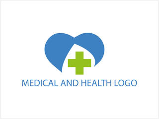 Health and medical logo illustration