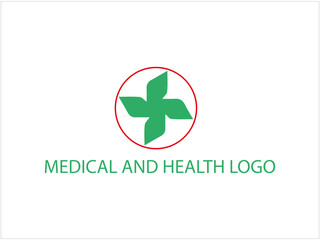 Health and medical logo illustration