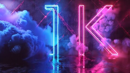 Neon K Background