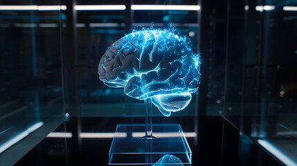 Hologram of Human Brain


