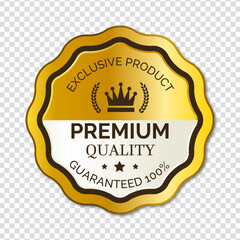 Four exclusive stickers vector design in eps 10