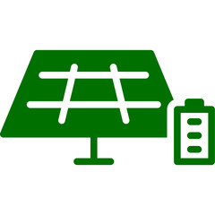 Solar Energy Panel Icon