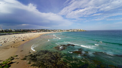 Fototapeta premium Wide Angle Bondi Beach Australia